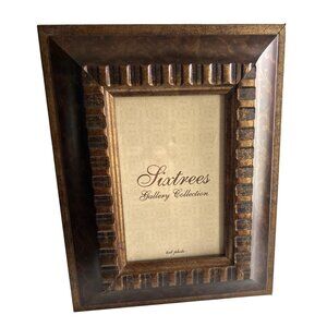 Sixtrees Gallery Collection 4x6 Frame Antique Bronze Color Greek Design Ornate